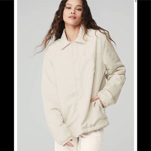 Cream Alo Yoga Legend Jacket